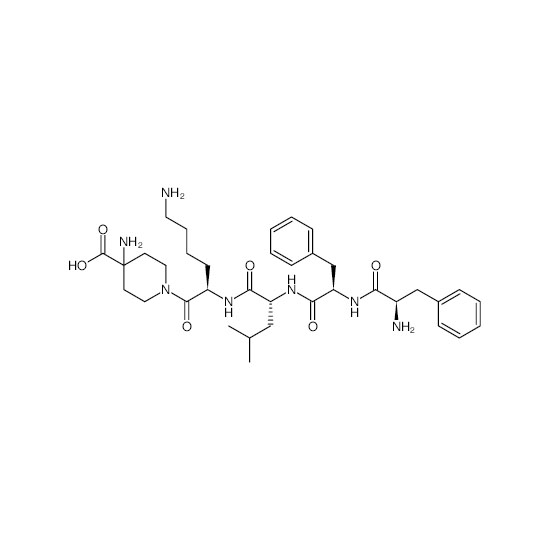 Aigéad 1-(D-feinalalanyl-D-feaniolalainile-D-leucile-D-lísil)-4-aimíniopiperidine-4-aigéadcarbocsail